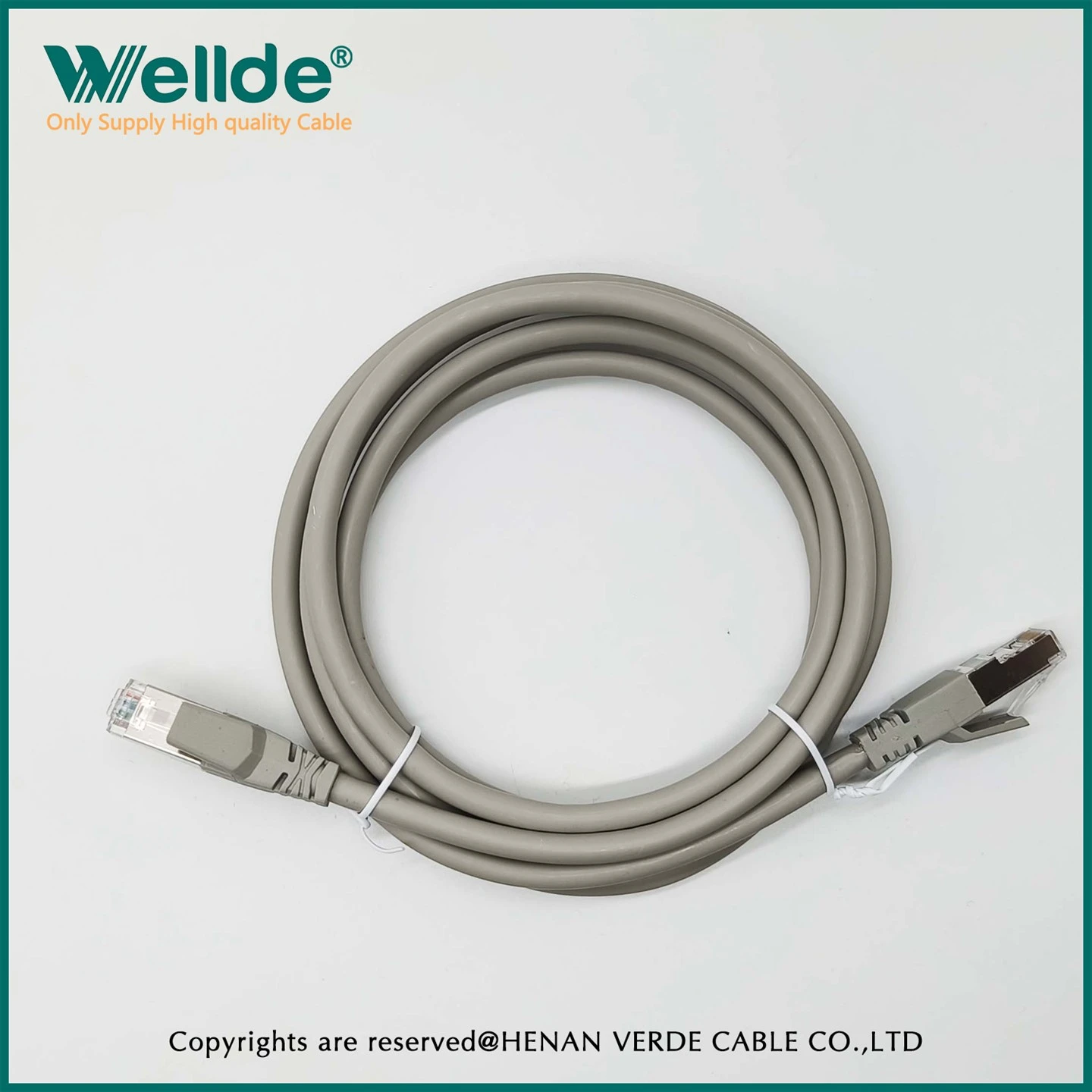 AWG24 50µ Cat6A pataisymo laido pilkas tinklo kabelis