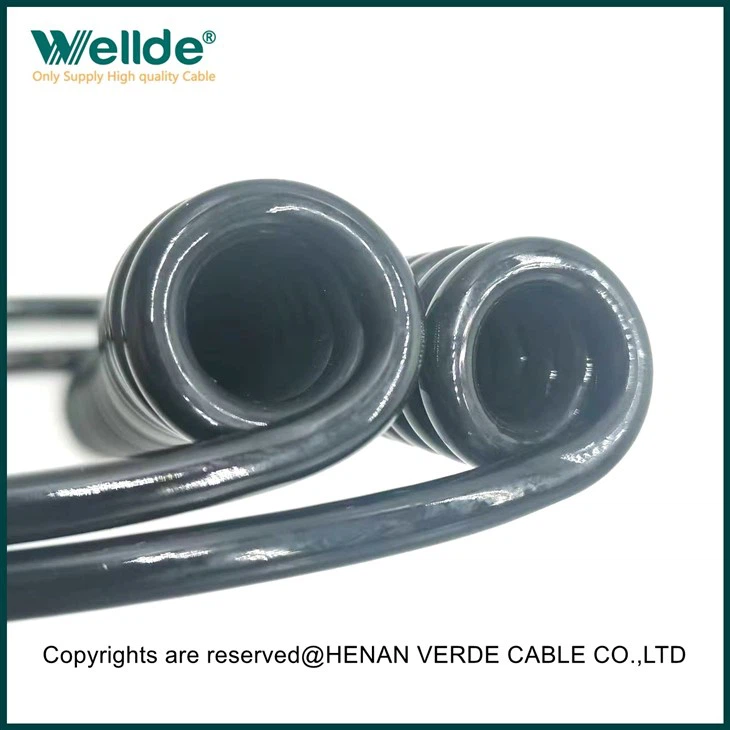 PVC Jacket Coiled Spiral Cable
